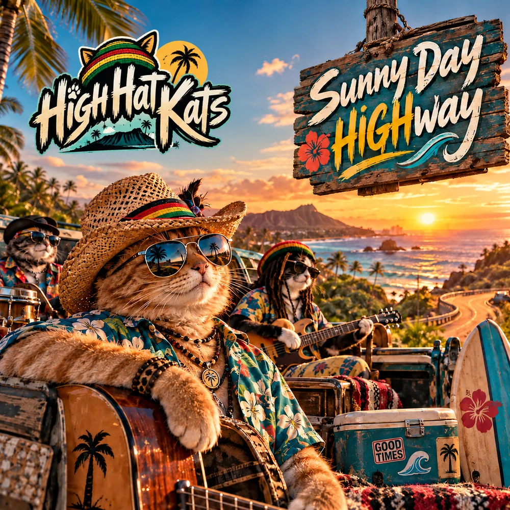 Cover art for Sunny Day Highway by High Hat Kats